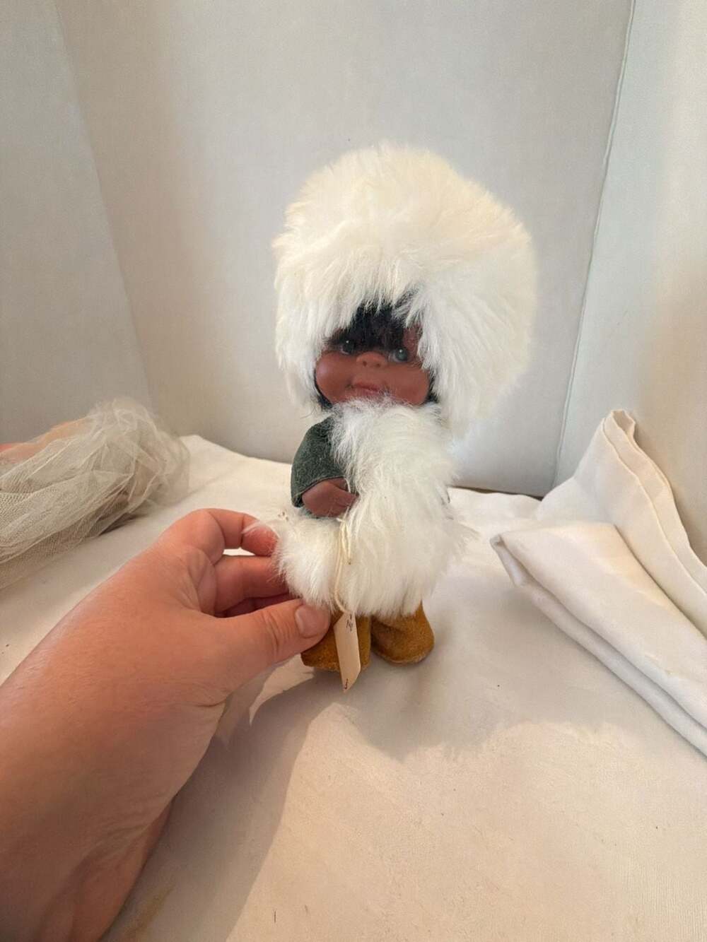 Creations du Vagabond Inc. Vintage Handmade Fur Doll Canada